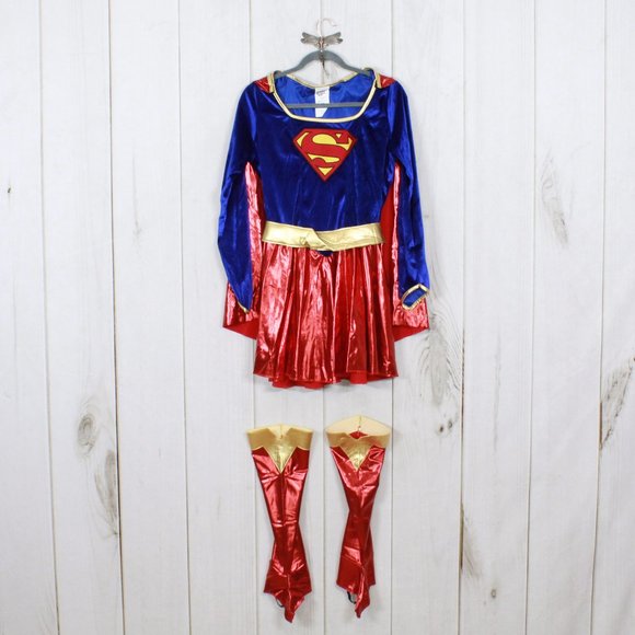 Rubies Costume Dresses & Skirts - Rubies Costume Co Red Blue Super Girl Tricks & Treats Costume Size Large 12-14